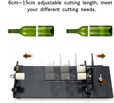 Glass Cutter Glass Bottle Cutter Cutting Tool Square and Round Wine Beer Glass Sculptures Cutter for DIY Glass Cutting Machine