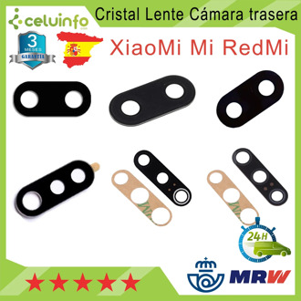 Glass lens back camera for Xiaomi Mi 5X/my 6X/My A2/my Play/my 8 lite/my 8/My 9/My 9 be free from Spain