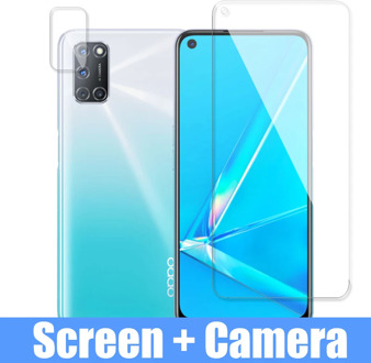 glass on for oppo a92 Tempered glass for oppoa92 screen protector + camera lens glass oppo a 92 92a a72 a52 52 72 safety film