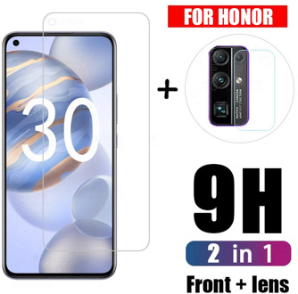 glass on honor 30 premium glass for huawei honor 30 safety armor glas honor xonop 30 honor30 6.53'' BMH-AN10 2-in-1 lens film