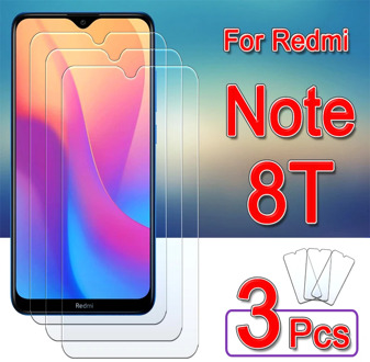 glass on redmi note 8t protective Screen Protector for xiaomi readmi note8t 8 t Not t8 Tempered Glas armor sheet film 1 - 3 pcs