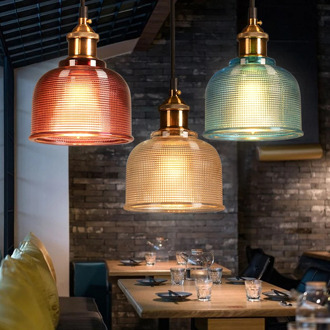 Glass Pendant Light Nordic Pendant Lamps Modern Pendant Lamp Brass Creative Minimalist E27 Transparent Lampshade For Restaurant