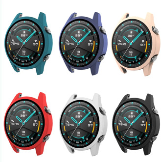 Glass+Case for Huawei Watch GT 2-2e 46mm/42mm Accessories Full Coverage Bumper Tempered Screen Protector huawei gt2e gt2 Cover