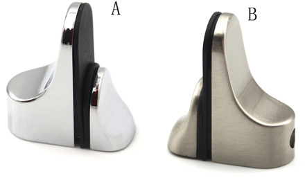 Glass / Wood Shelves Glasses Clamps Adjustable Metal Shelf Holder Bracket Support 55 X 24 X 55mm