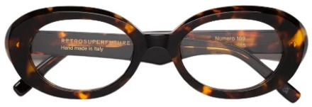 Glasses Retrosuperfuture , Brown , Unisex - ONE Size