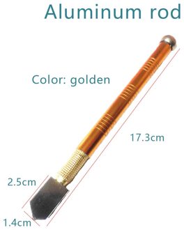 Glassnijder Diamant Tip Staal Blade Snijgereedschap Olietoevoer Glassnijder Antislip Metalen Handvat 175Mm Voor Hand Tool glas Snijden