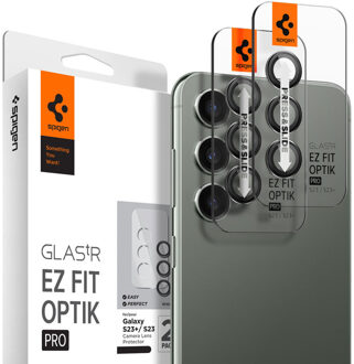 GLAStR Camera Protector Glas 2 Pack voor de Samsung Galaxy S23 / S23 Plus - Zwart