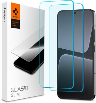 GLAStR Slim Screenprotector + Applicator 2-pack voor de Xiaomi 13 Transparant