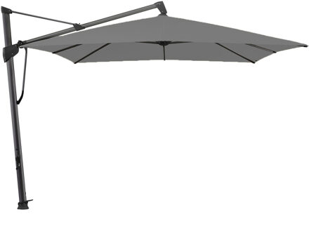 Glatz zweefparasol Sombrano® S+ easy 300x300cm Stofklasse 2 stone grey (antraciet frame)