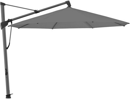 Glatz zweefparasol Sombrano® S+ easy 400cm Stofklasse 2 (stone grey)