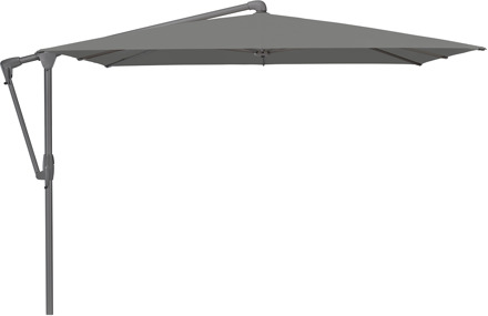 Glatz zweefparasol Sunwing® Casa easy 270x270cm stofklasse 2 stone grey (antraciet frame)