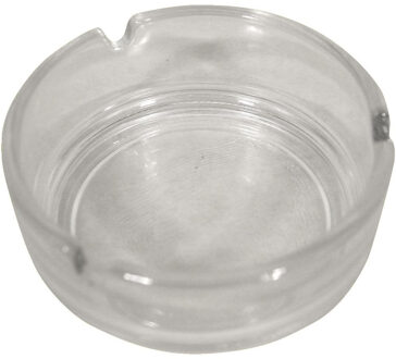 Glazen asbak basic 11 cm Transparant