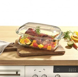 Glazen bak- en ovenschaal