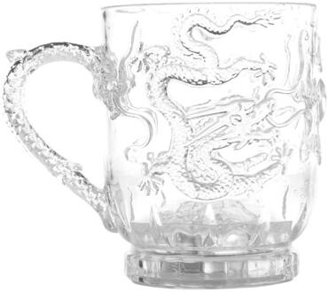 Glazen Beer Cup Dragon Led Inductieve Rainbow Kleur Knipperlicht Glow Mokken