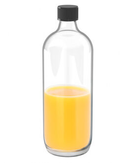 Glazen flessen met schroefdop - Transparant - 1000 ml - Weckflessen - Luchtdicht