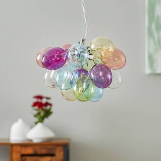 glazen hanglamp Gross, bont, 30 cm