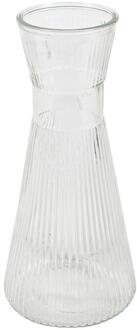 Glazen karaf lines 0,9L transparant
