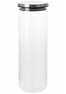 Glazen luxe voorraadpot/voorraadbus 31 cm