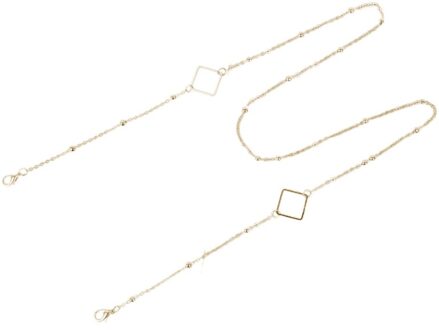 Glazen Opknoping Keten Antislip Masker Touw Ketting Metalen Zonnebril Cord Lanyard Mode Verstelbare