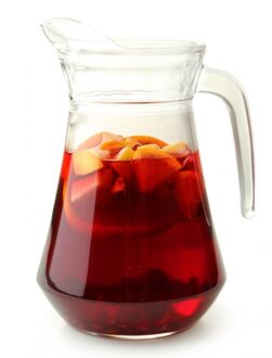 Glazen sangria kan 1,6 liter - Schenkkannen Transparant