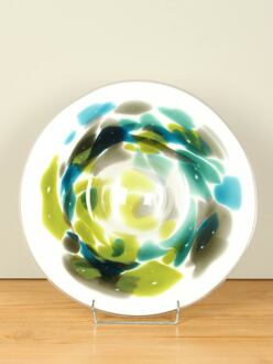 Glazen schaal Monet, Ø 42 cm