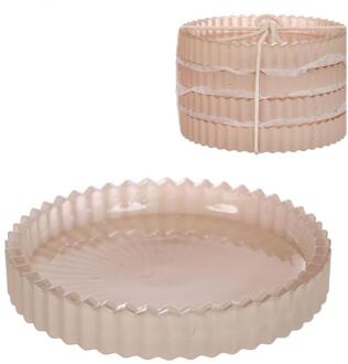 Glazen schaaltjes crème set a 4 Ø10cm