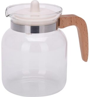 Glazen theepot met infuser 1,5 liter - Theepotten Transparant