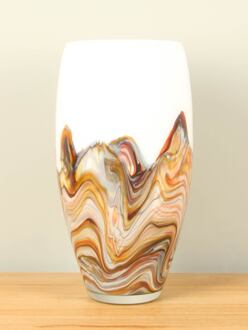 Glazen vaas Earth, 39 cm