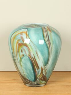 Glazen vaas Green Life, 28 cm