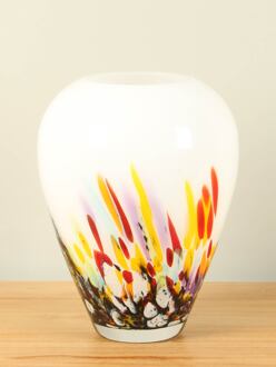 Glazen vaas Murrina, 27 cm