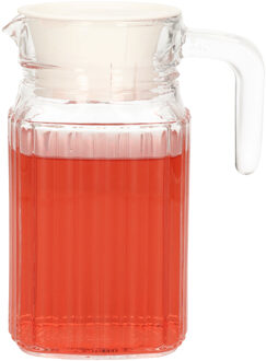 Glazen water karaf met handvat - 1x - 0,5 Liter - schenkkan