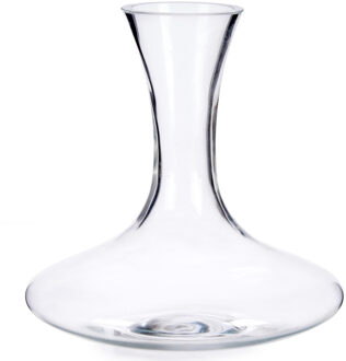 Glazen wijn karaf / decanteer kan 1,4 liter 21 x 21 cm - Decanteerkaraf Transparant