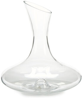 Glazen wijn karaf / decanteer kan 1,7 liter 22 x 23 cm - Decanteerkaraf Transparant