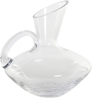Glazen wijn karaf / decanteer kan 1,7 liter 23 x 20,5 cm