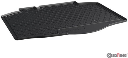 Gledring Rubbasol (Rubber) Kofferbakmat passend voor Seat Ibiza 6F 5-deurs 2017- (Lage laadvloer / excl. Aardgas modellen)