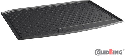 Gledring Rubbasol (Rubber) Kofferbakmat passend voor Skoda Karoq 4WD 7/2017- (Lage laadvloer)