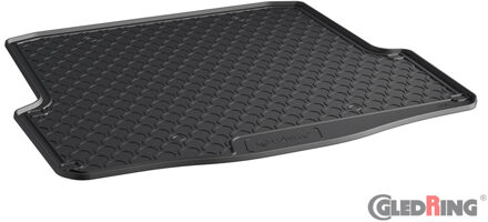 Gledring Rubbasol (Rubber) Kofferbakmat passend voor Skoda Octavia...