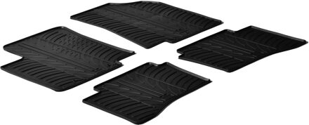 Gledring Rubbermatten passend voor Kia Rio 5 deurs 2011-2016 (T profiel 4-delig)