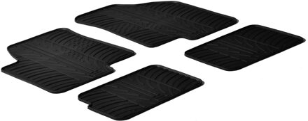 Gledring Rubbermatten passend voor Kia Soul 2009-2014 (T profiel 4-delig)