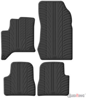 Gledring Rubbermatten passend voor Lancia Ypsilon (L21) MHEV 2024- (T profiel 4-delig + montageclips GL0382