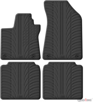 Gledring Rubbermatten passend voor MG HS II (Benzine) 2024- (T profiel 4-delig + montageclips) GL0776