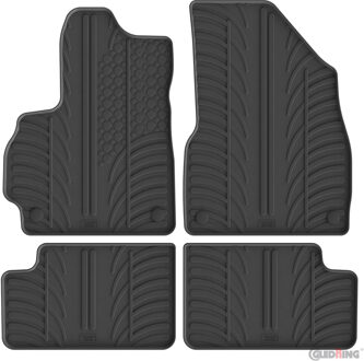 Gledring Rubbermatten passend voor Omoda (C)5 2022- (benzine) (T profiel 4-delig + montageclips) GL0452