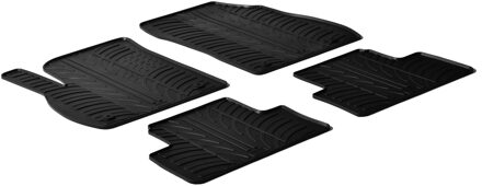 Gledring Rubbermatten passend voor Opel Zafira C 2011- (T profiel 4-delig + montageclips)