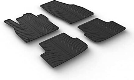 Gledring Rubbermatten passend voor Seat Ibiza 6F 5-deurs 6/2017- & Seat Arona 11/2017- (T profiel 4-delig + montageclips)