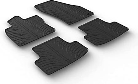 Gledring Rubbermatten passend voor Skoda Kamiq 9/2019- (T profiel 4-delig + montageclips)