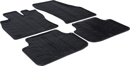 Gledring Rubbermatten passend voor Skoda Octavia III 2013-2017 & 2017- (T profiel 4-delig + montageclips)