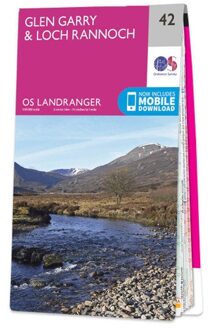 Glen Garry & Loch Rannoch 1 : 50 000