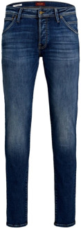 Glenn Felix Am 566 Lid Slim Fit Jeans Heren Blue; Brown - 30