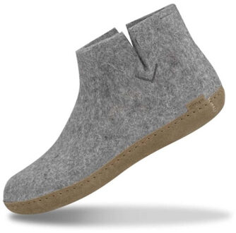 Glerups Low boot leather sole g 01-grey - maat 37 Grijs