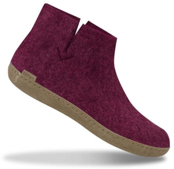 Glerups Low boot leather sole g 07-cranberry - maat 41 Blauw